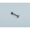 Piercing Microbell Reto Ponto de Luz - Titânio 8mm - 1