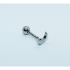 Piercing Microbell Reto Lua - Aço Cirúrgico 8mm - 1